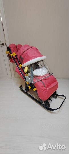 Санки коляска nika