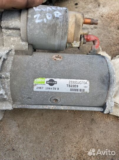 Стартер от renault koleos 1 2.0 дизель