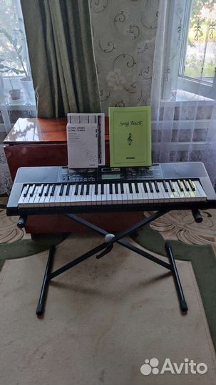 Синтезатор casio CTK-2400 + стойка