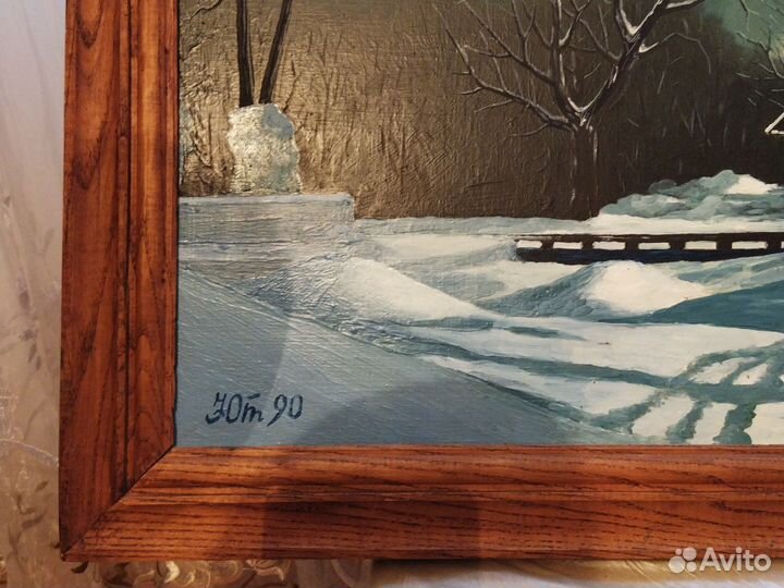 Картина маслом. Зима