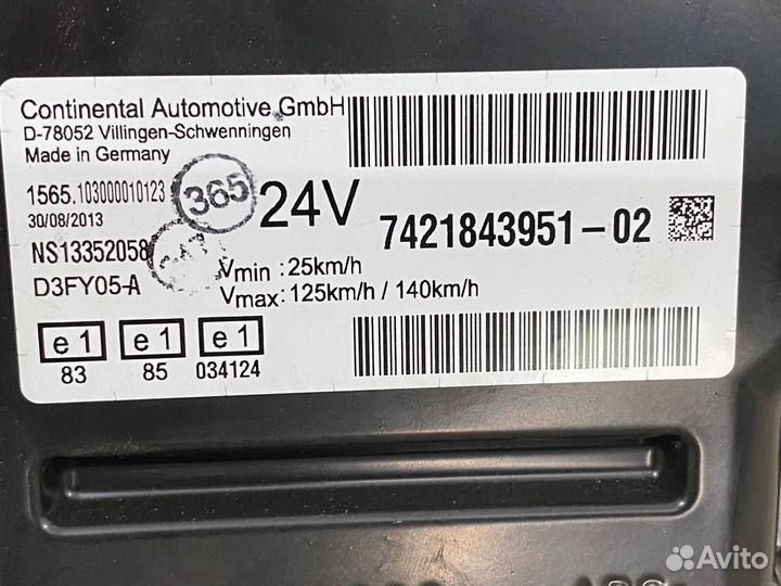 Панель приборов (щиток) Renault Premium 7421843951