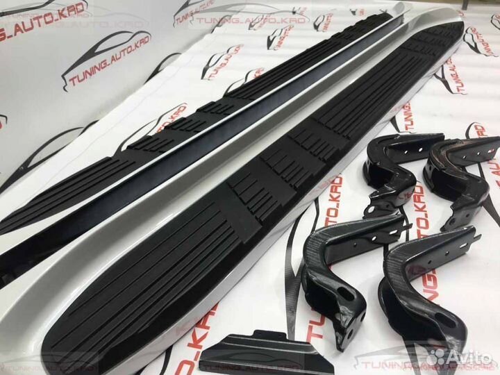 Подножки пороги Toyota Land Cruiser Prado 120 I721