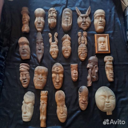 Маски деревянные СССР