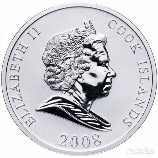 Монета 10 долларов Острова Кука