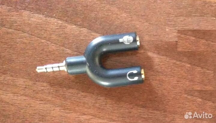 Переходник jack 3,5 mm, Разветвитель мама, папа