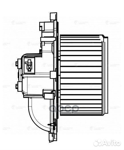 Э/вентилятор отоп. LFH2052 luzar