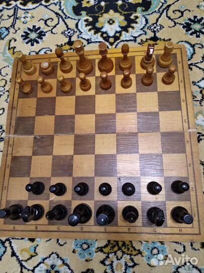 Шахматы деревянные СССР, винтаж
