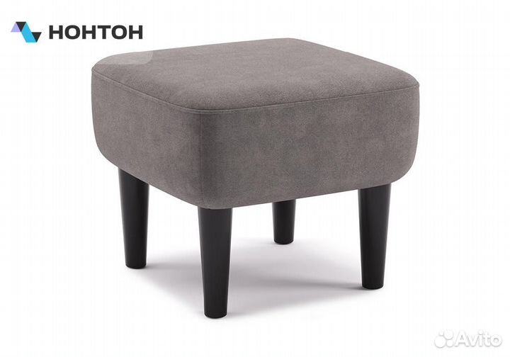 Пуф Дакота серо-коричневый