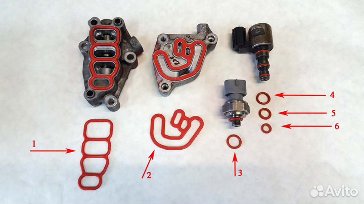 Прокладки блока vtec Honda Elysion и Inspire