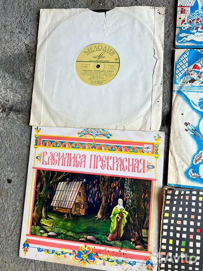 Виниловые пластинки сказки детские