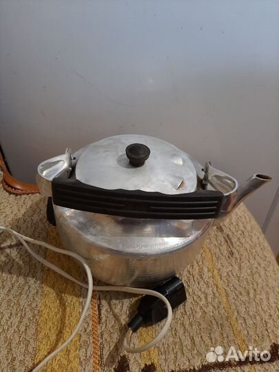 Чайник электрический бу времен СССР алюминиевый