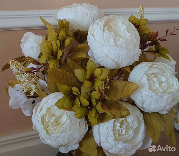 Искусственные цветы пионы