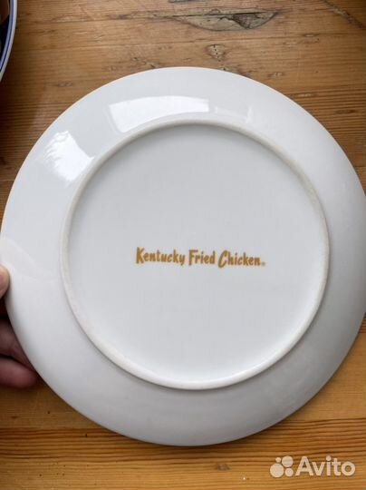 Тарелки KFC Christmas 2012, 2015, 2016 год