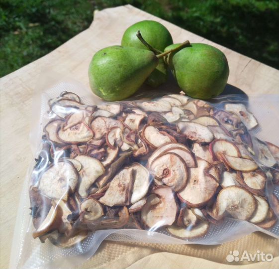 Сушеные яблоки, груши