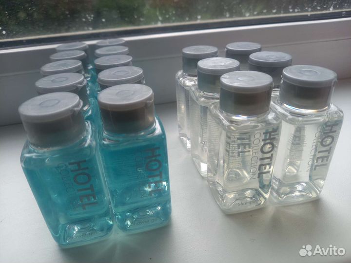 Шампуни и гель для душа для отеля