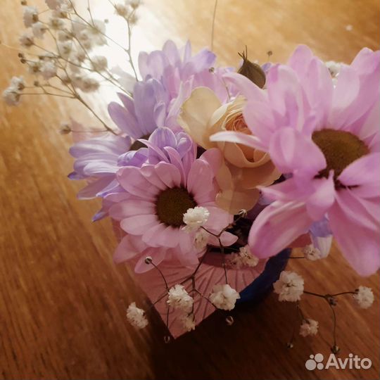 Живые цветы букеты