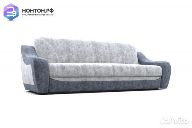 Диван книжка Вега-36 серый