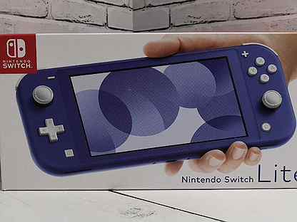 Nintendo Switch Lite (Синий ) + 256Gb Прошитая