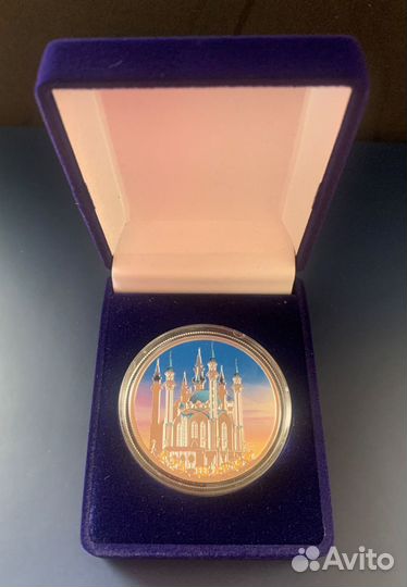 Мечеть Кул Шариф. Серебро,Гвинея 2014,Тираж 1000шт