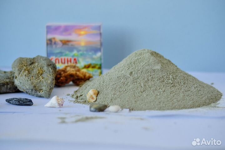 Глина Кембрийская бело-голубая 10 кг (+ пособие)