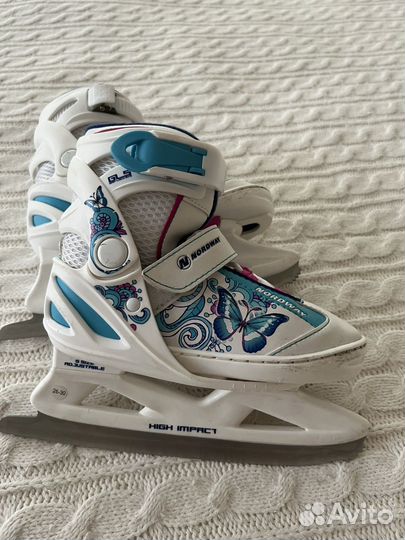 Коньки детские раздвижные 26-30 размер