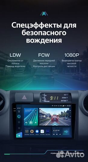 Магнитола Teyes CC3 2K 6/128 Toyota Land Cruiser70