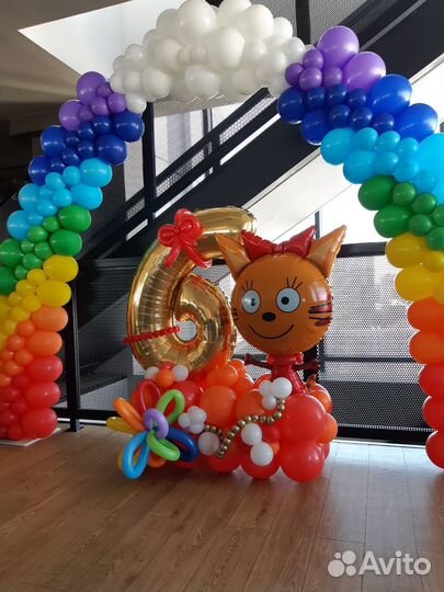 Фотозона гирляда из шаров