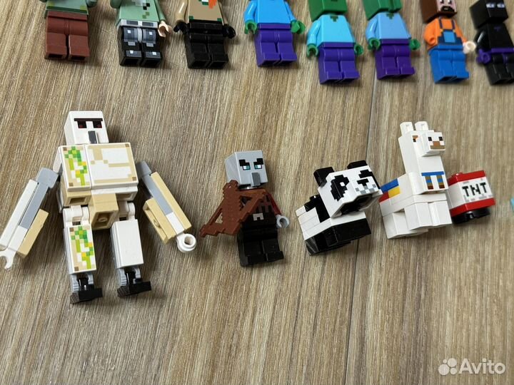 Фигурки lego майнкрафт лего