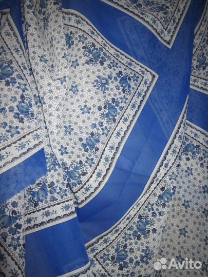 Батист с платочным принтом