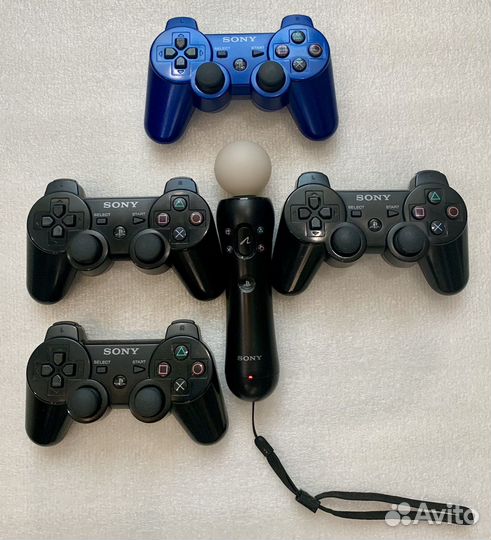 Move на PS3,PS4 оригинальные джойстики PS3