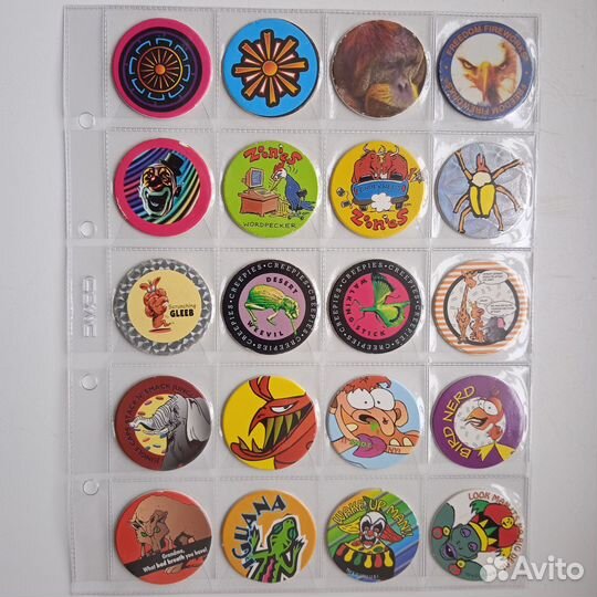 Фишки сотки кэпсы разные