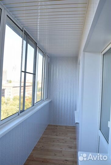 Лоджия пвх С отделкой