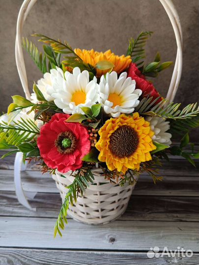 Букет из мыла