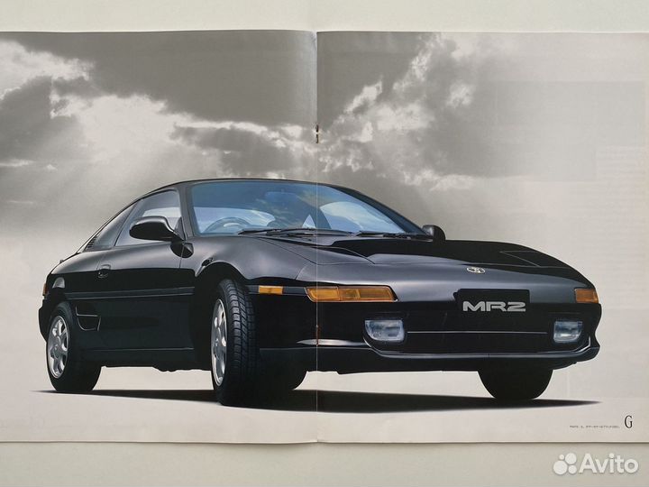 Дилерский каталог Toyota MR2 1989 sw20