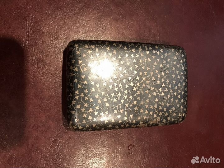 Серебро 84пр, табакерка, портсигар