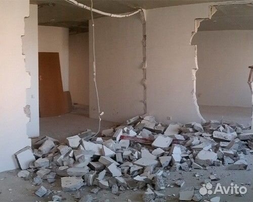 Демонтаж 2-комнатной квартиры