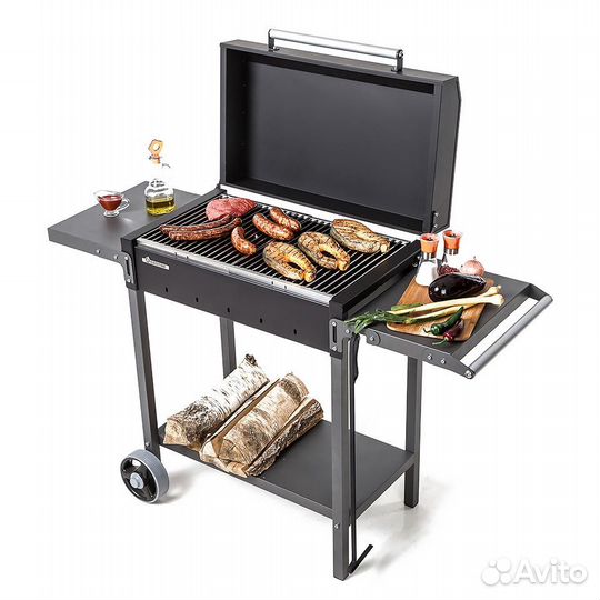 Мангал с крышкой