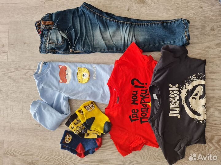 Вещи пакетом для мальчика 92 -104