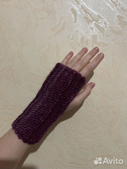 Митенки вязаные