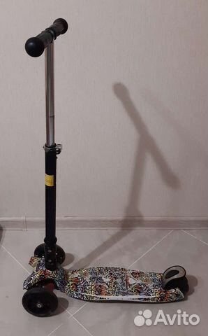 Самокат детский трехколесный бу