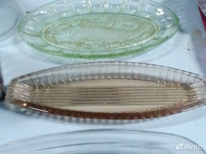 Селедочница стекло СССР