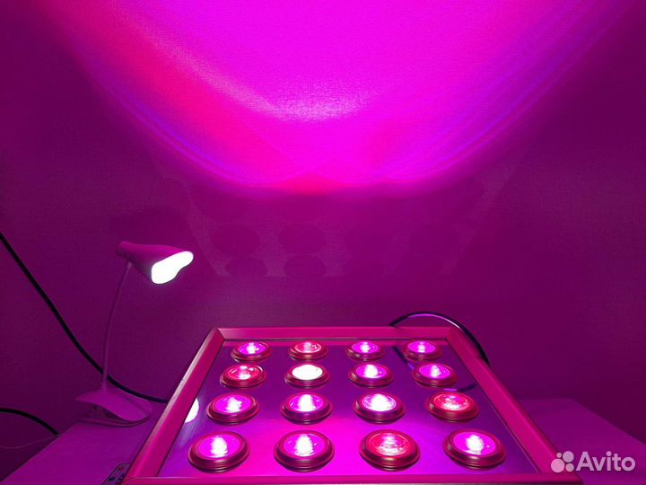 Лед лампа фитосветильник для растений growsun 320