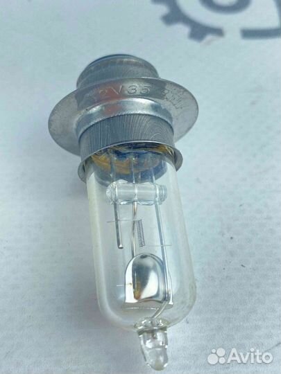 Лампа 12В 35/35Вт галоген 2х контактная (тип P15D