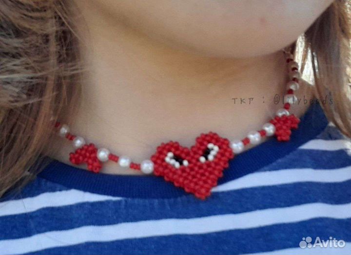Ожерелье из бисера