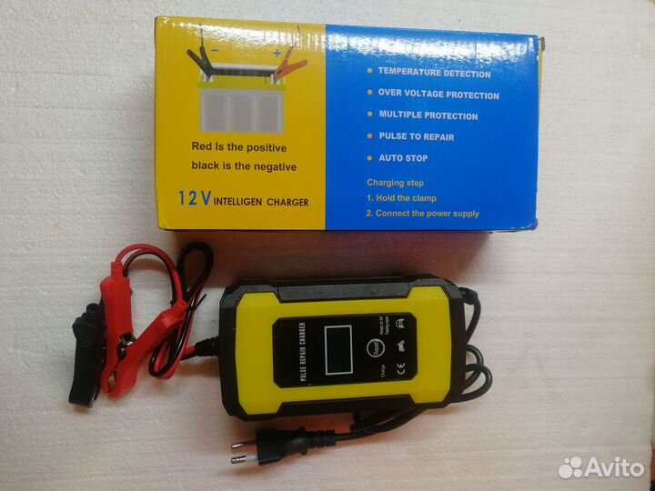 Автомобильное зарядное устройство 12В (6А)