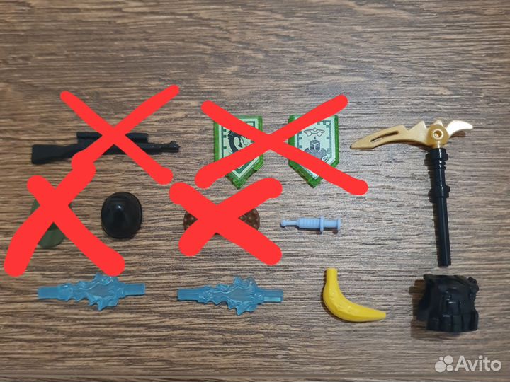 Lego детали от минифигурок и аксессуары