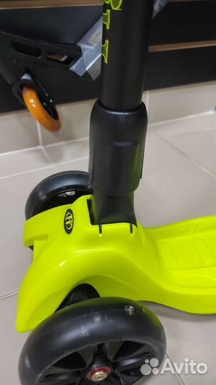 Самокат детский трехколесный TT Tiger Plus зел