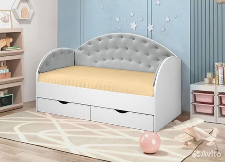 Кровать съёмный борт диван для малыша
