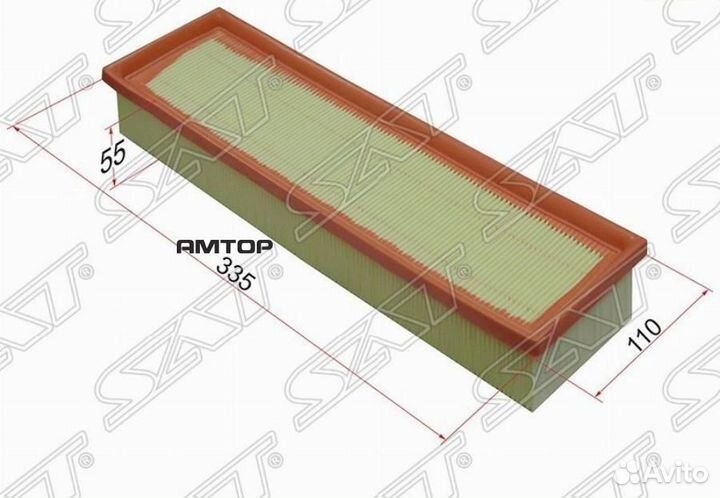 SAT ST-1444.VH Фильтр воздушный citroen berlingo 9