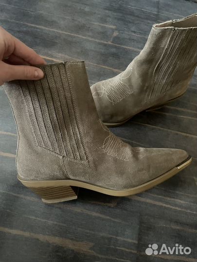 Казаки замшевые